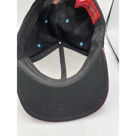 Superman DC Comics Pink Embroidered Snapback Adjustable Hat Cap - Picture 4 of 6